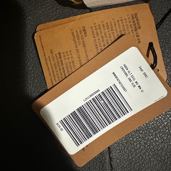 MCM Visetos Cognac Crossbody Baguette Bag - Picture 7 of 8